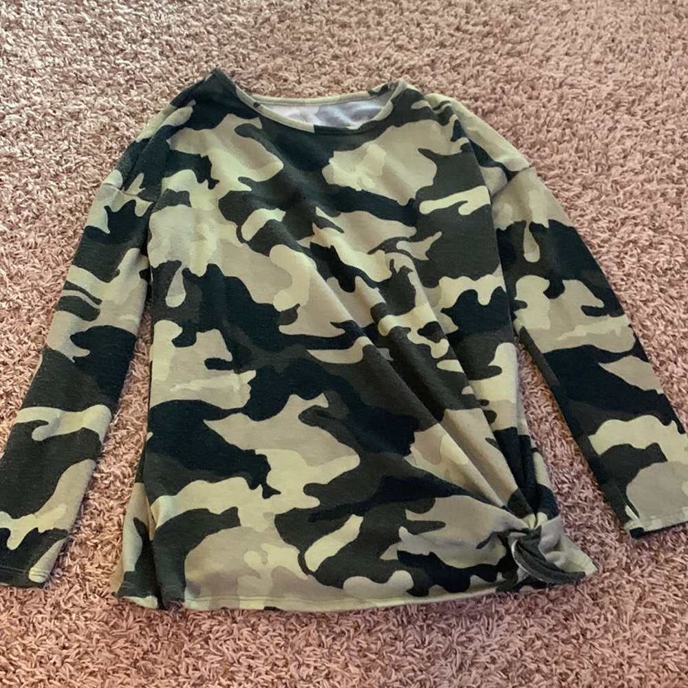 Camo long sleeve shirt
